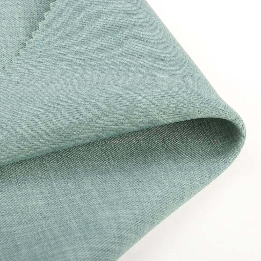 China Fabric for Shirt,Pants,Blouse,Skirt,Men's Pants ,Women's Pants ,Skirt  Twill Woven Blended Fabric Polyester Green color buy from China wholesaler bulk order at wholesale price free worldwide shipping Alibaba