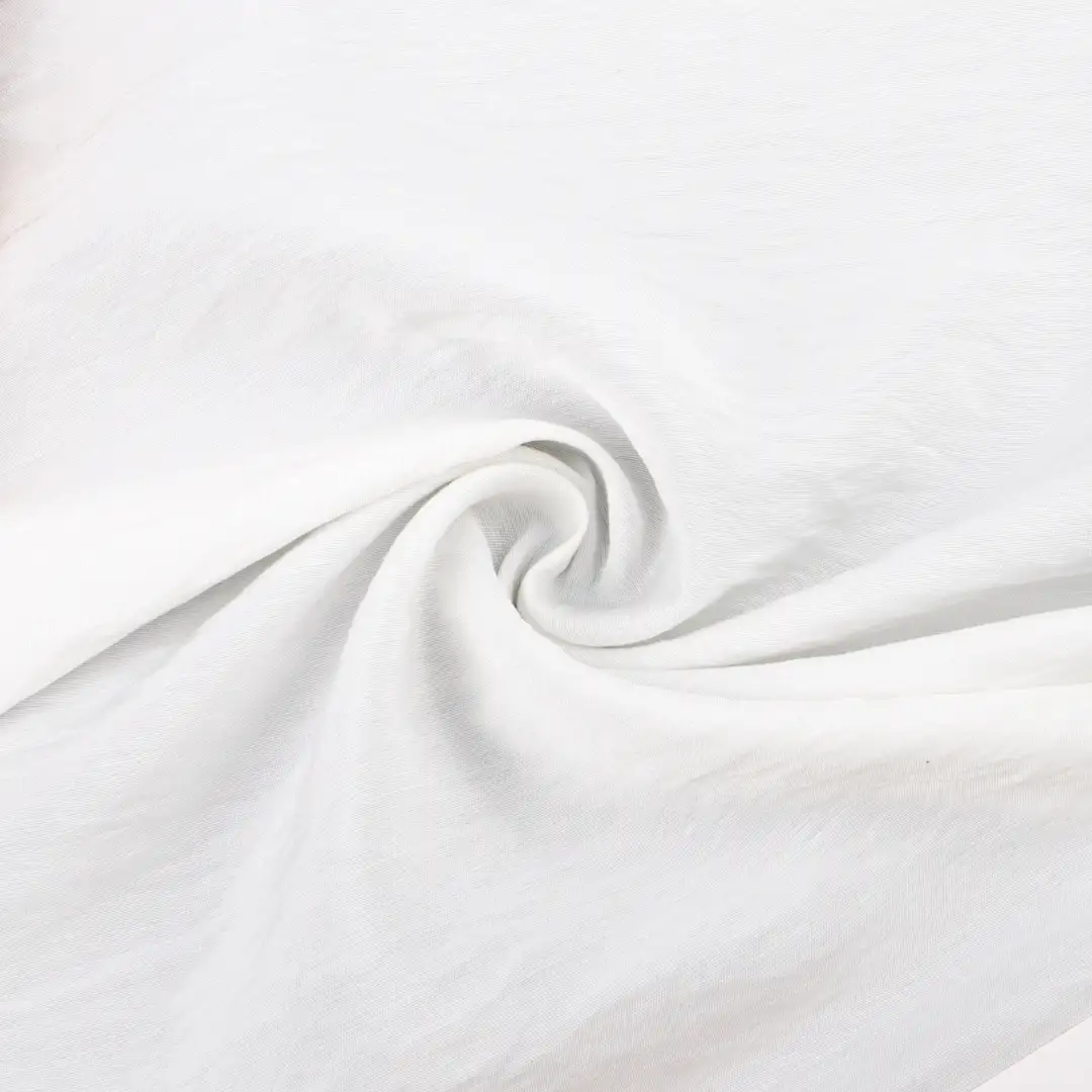 China Fabric for Blouse,Skirt,Skirt  Crepe Woven Blended Fabric Rayon Nylon white color buy from China wholesaler bulk order at wholesale price free worldwide shipping Alibaba