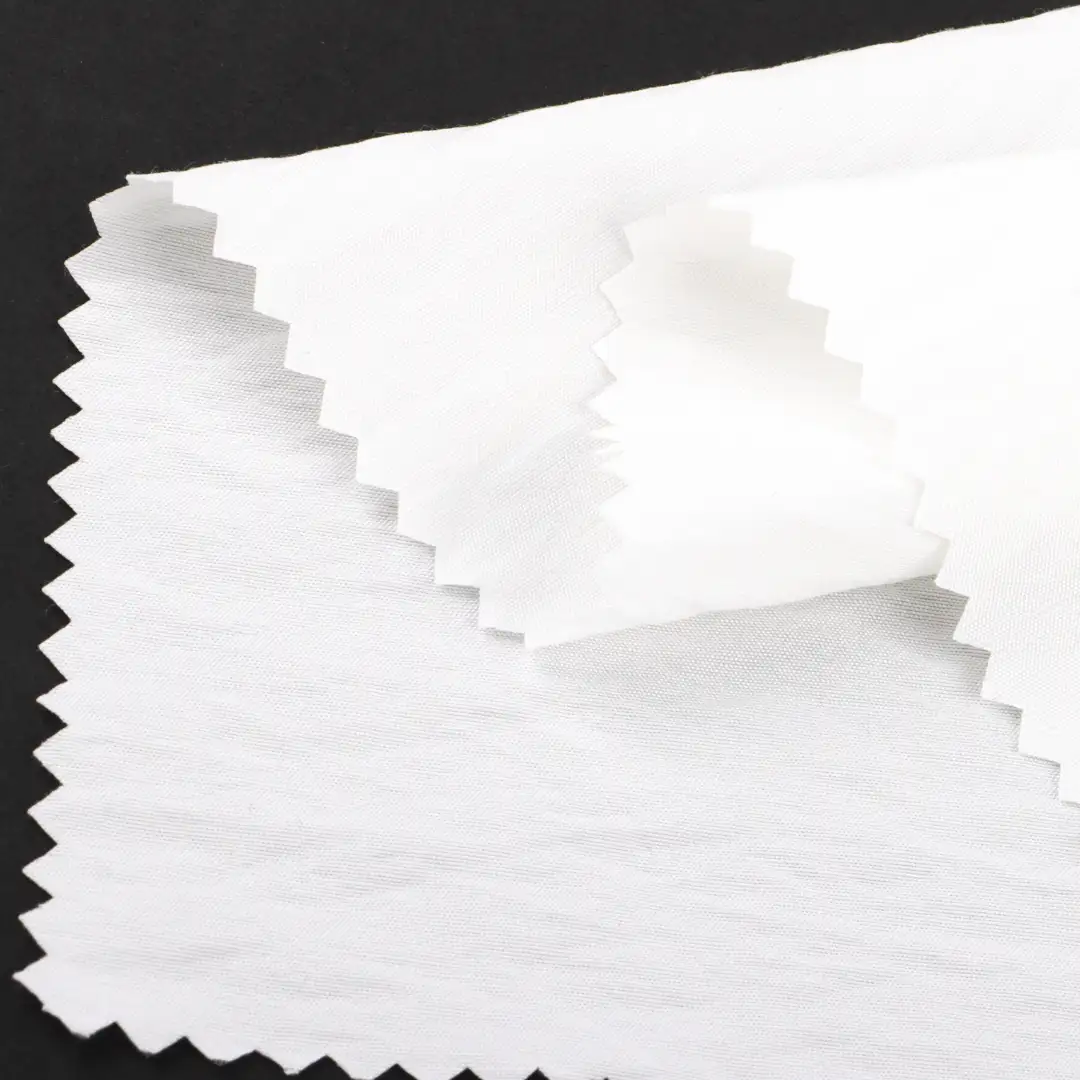 China Fabric for Blouse,Skirt,Skirt  Crepe Woven Blended Fabric Rayon Nylon white color buy from China wholesaler bulk order at wholesale price free worldwide shipping Alibaba