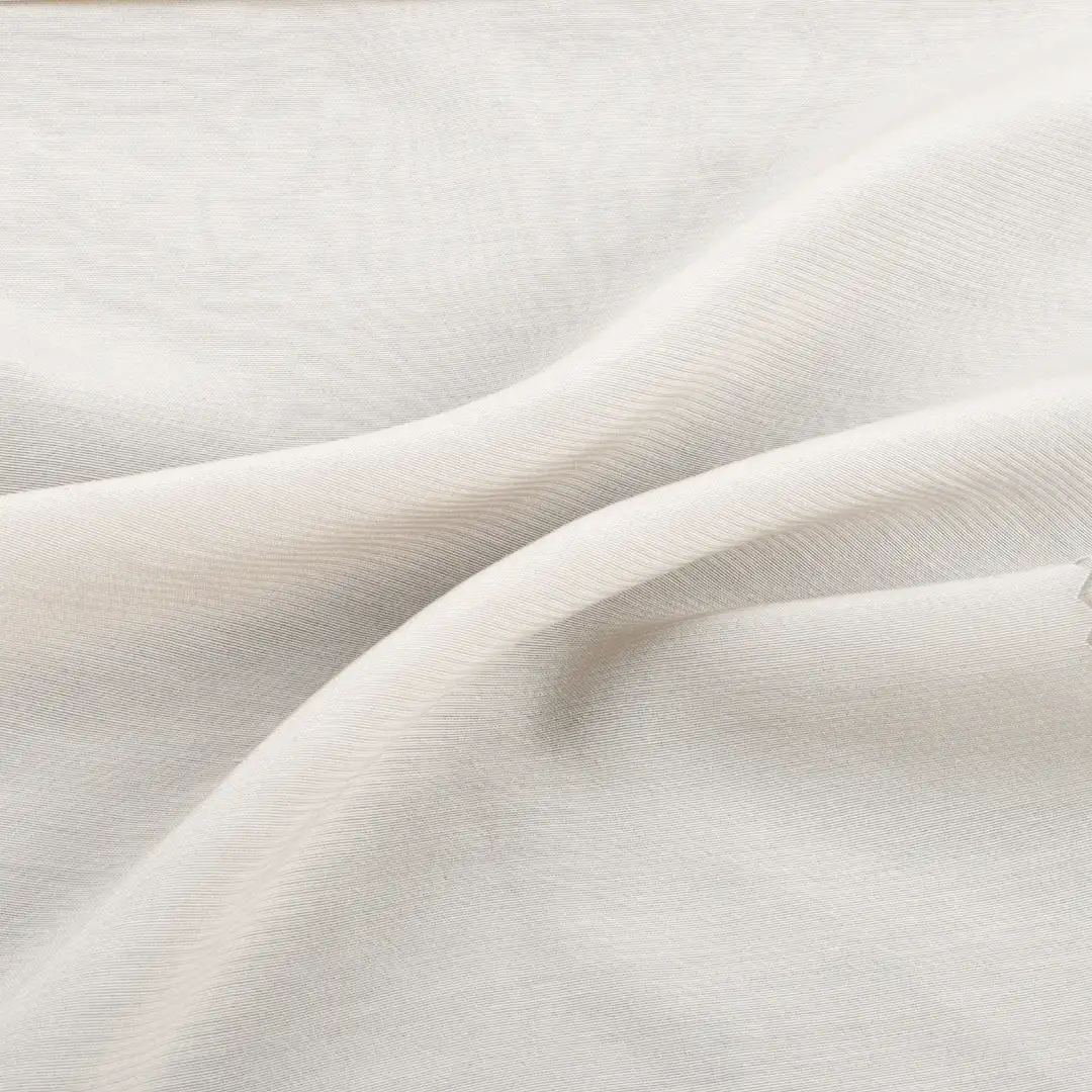 China Fabric for Blouse,Skirt,Women's Pants ,Skirt ,Wide Leg Trousers Polyester/Rayon Plain Woven Blended Fabric Rayon Polyester beige color buy from China wholesaler bulk order at wholesale price free worldwide shipping Alibaba