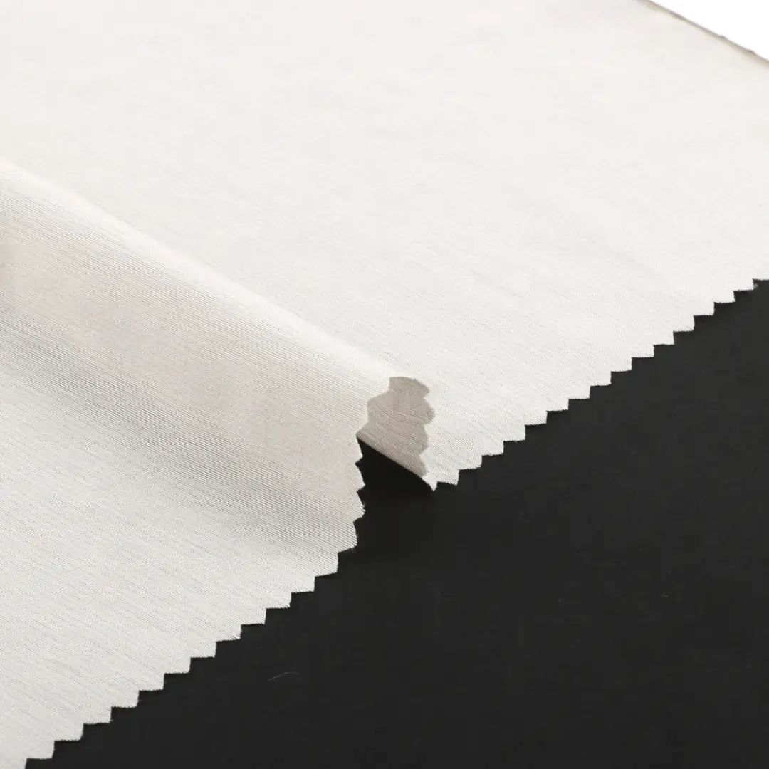 China Fabric for Blouse,Skirt,Women's Pants ,Skirt ,Wide Leg Trousers Polyester/Rayon Plain Woven Blended Fabric Rayon Polyester beige color buy from China wholesaler bulk order at wholesale price free worldwide shipping Alibaba