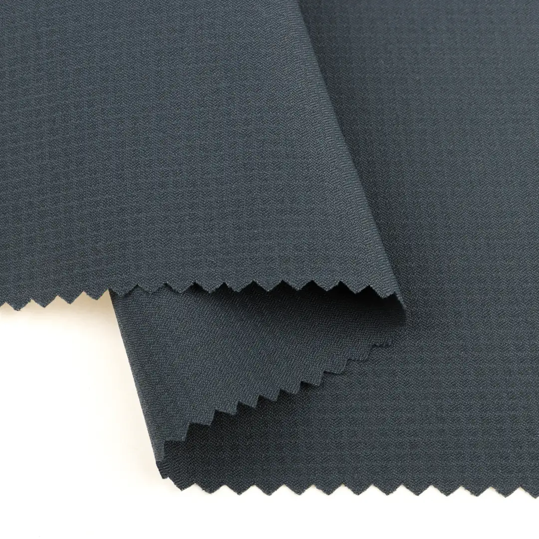 China Fabric for Jackets High Stretch Yarn Fabric Synthetic Woven Fabric Polyester blue color buy from China wholesaler bulk order at wholesale price free worldwide shipping Alibaba