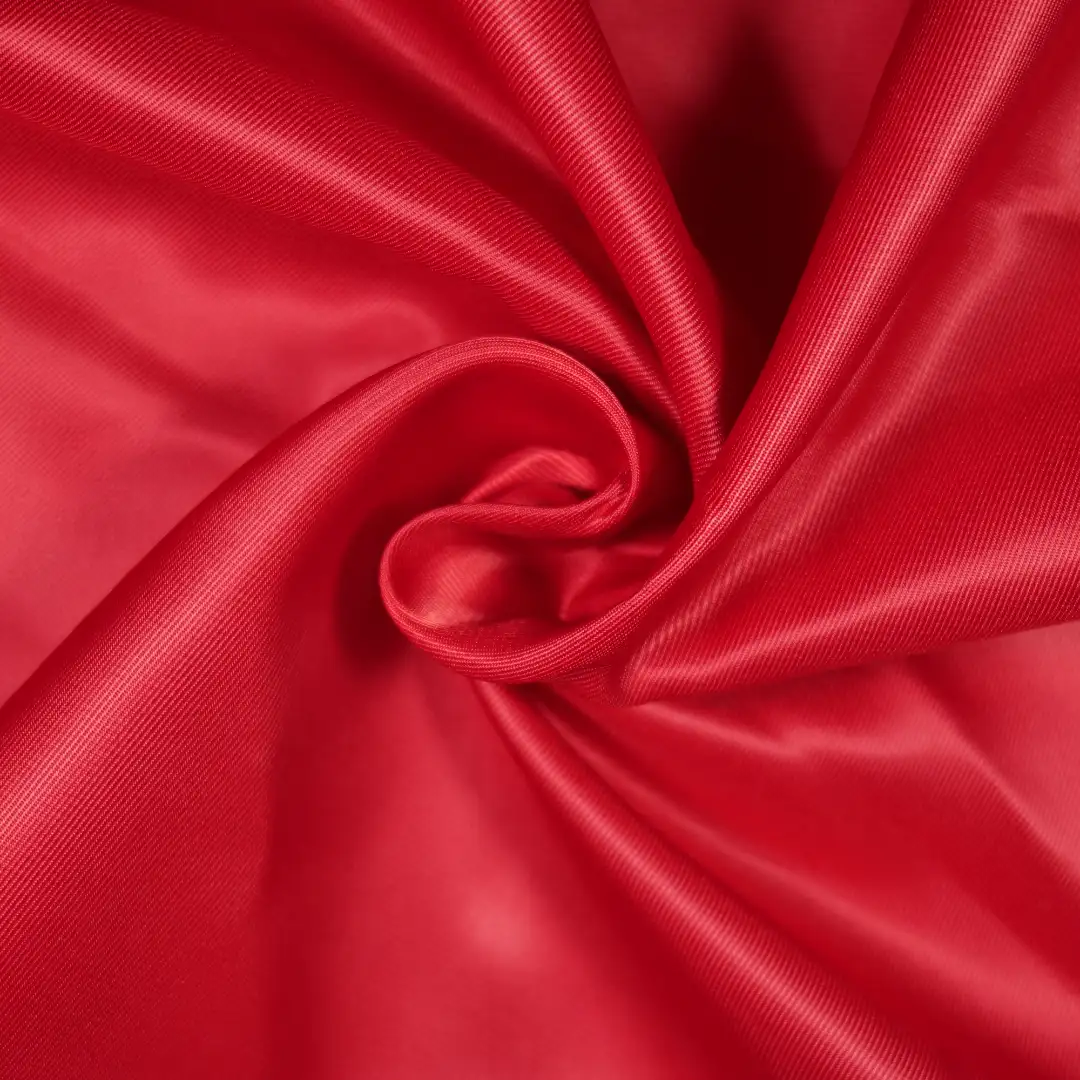 China Fabric for Interlining Polyester Pongee Synthetic Woven Fabric Polyester Red color buy from China wholesaler bulk order at wholesale price free worldwide shipping Alibaba