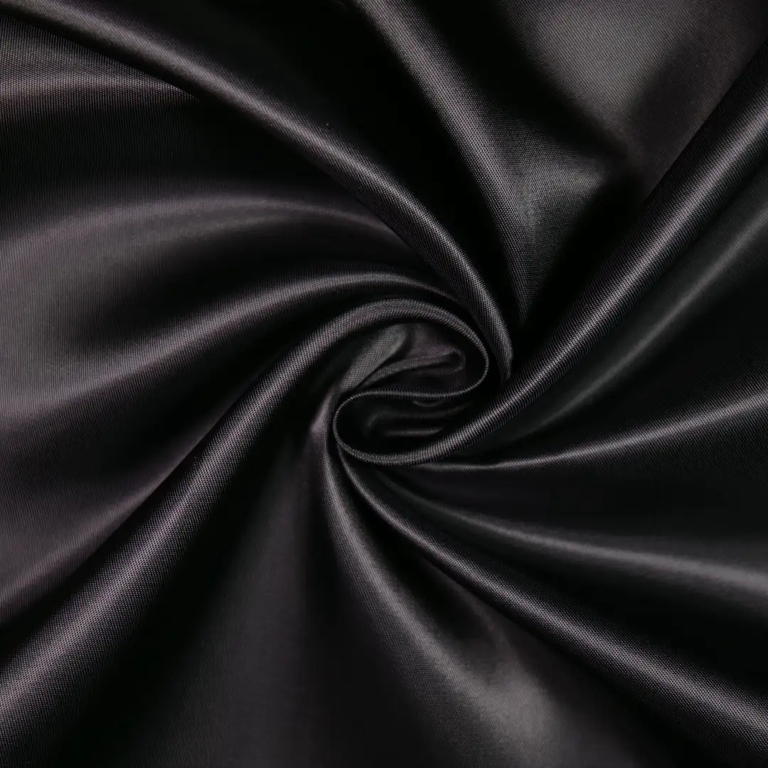 China Fabric for Interlining Polyester Pongee Synthetic Woven Fabric Polyester Rayon Black color buy from China wholesaler bulk order at wholesale price free worldwide shipping Alibaba