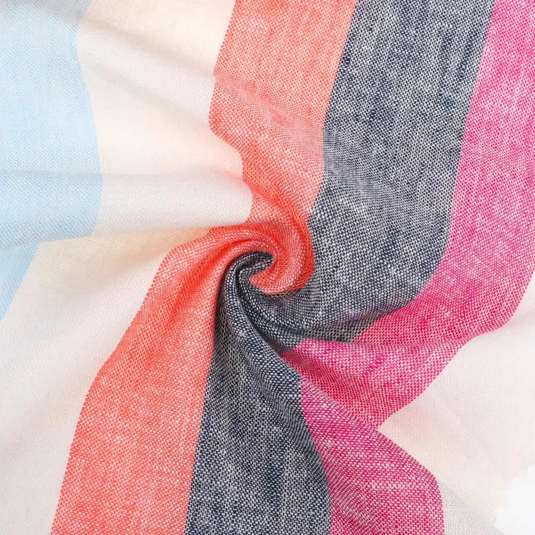 China Fabric for Tank Top,Blouse,Loungewear Linen/Rayon YD Plain Natural Woven Fabric Linen Rayon stripe color buy from China wholesaler bulk order at wholesale price free worldwide shipping Alibaba