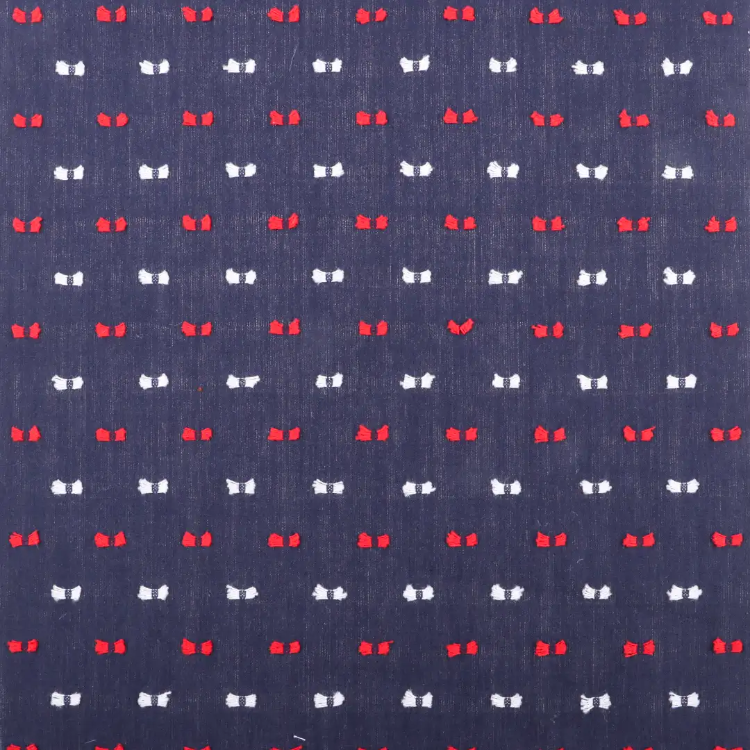 China Fabric for Blouse,Crop Top,Skirt Cotton Cut Flower Natural Woven Fabric Cotton navy color buy from China wholesaler bulk order at wholesale price free worldwide shipping Alibaba