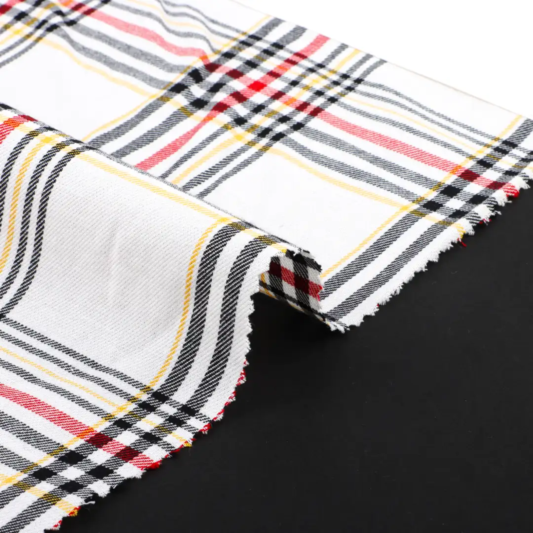 China Fabric for Polo Shirt,Tank Top,Blouse,Skirt Cotton YD Twill Natural Woven Fabric Cotton check color buy from China wholesaler bulk order at wholesale price free worldwide shipping Alibaba