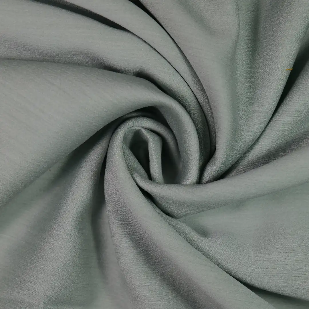 China Fabric for Shirt,Blouse,Crop Top,T-shirt ,Polo T-shirt  Poplin Woven Blended Fabric Acetate Polyester Lceberg green color buy from China wholesaler bulk order at wholesale price free worldwide shipping Alibaba