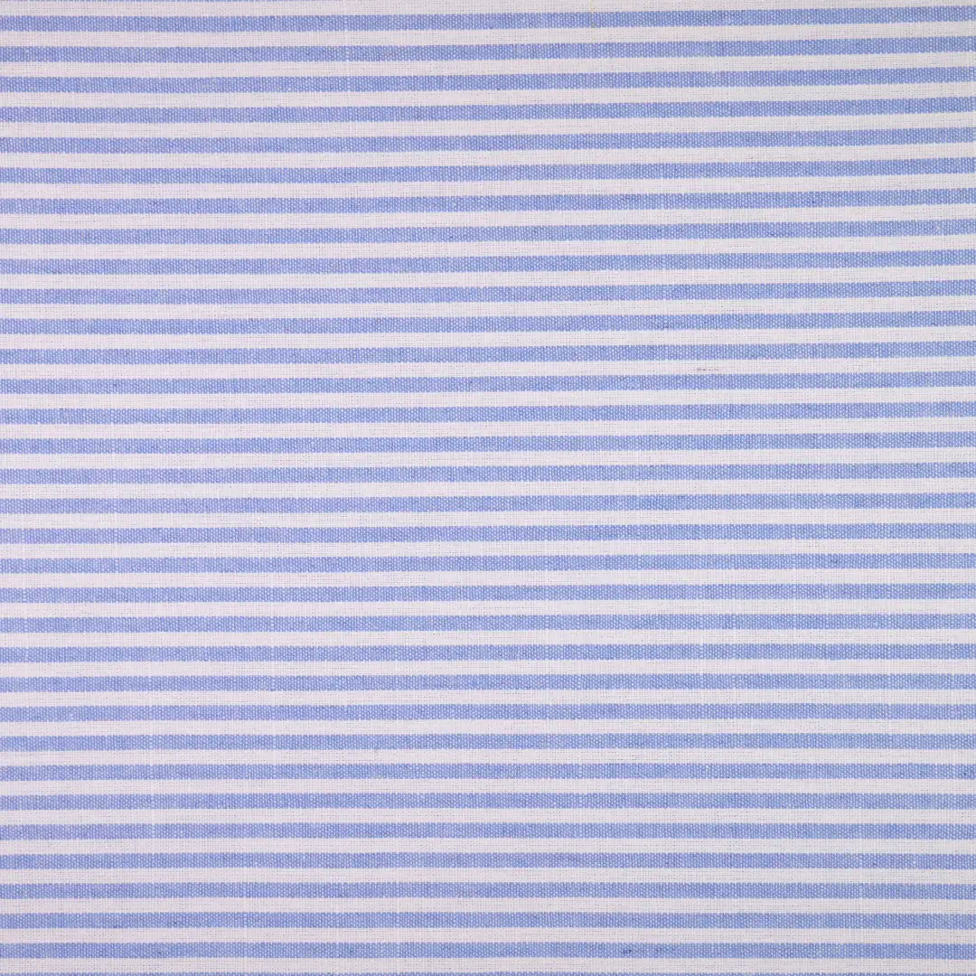 China Fabric for Shirt,Blouse,Crop Top,Skirt Yarn Dyed Stripe Woven Blended Fabric Cotton Polyester Rayon Blue color buy from China wholesaler bulk order at wholesale price free worldwide shipping Alibaba