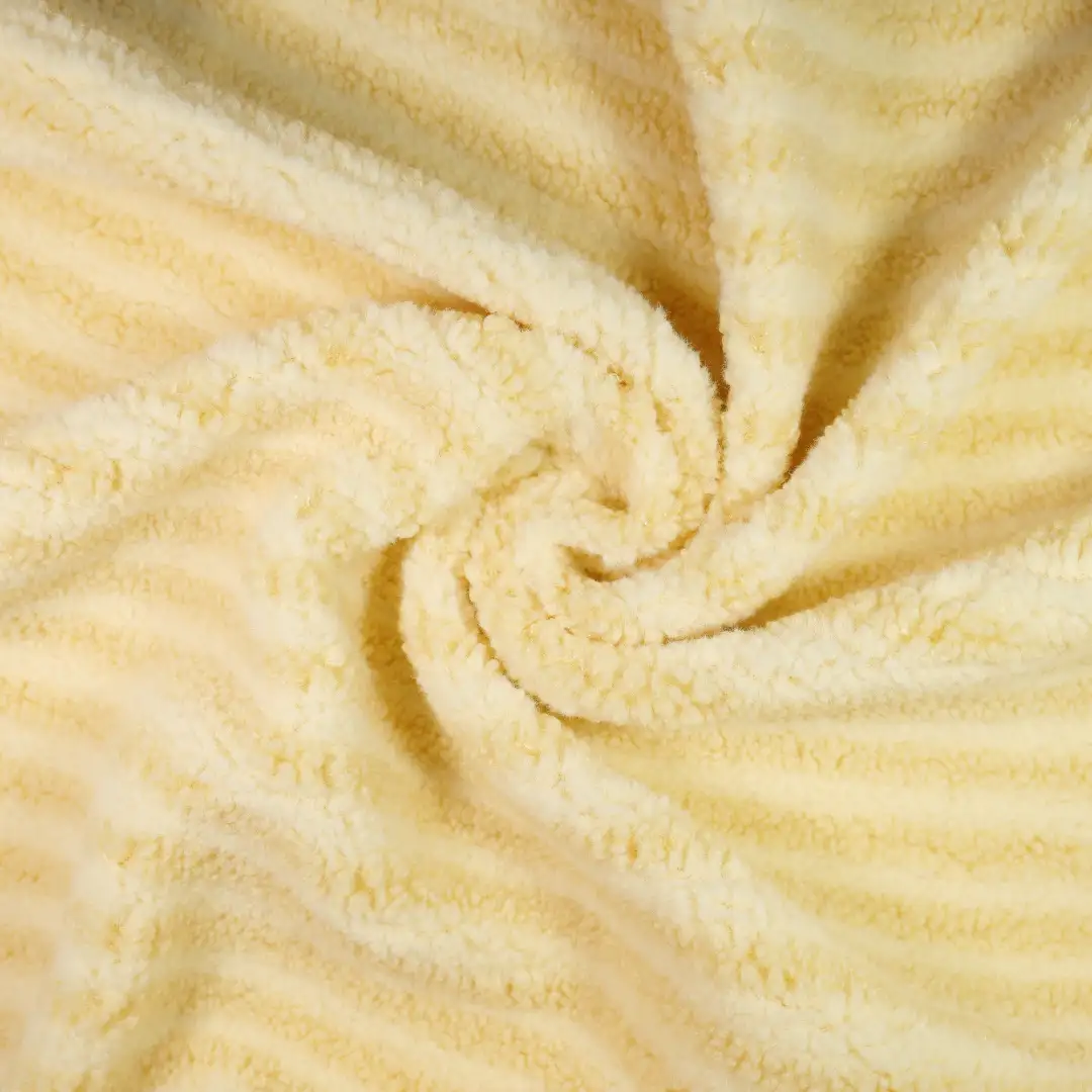 China Fabric for Jackets,Sweatshirt,Tracksuits Polar Fleece Knit Fabric Polyester Yellow color buy from China wholesaler bulk order at wholesale price free worldwide shipping Alibaba