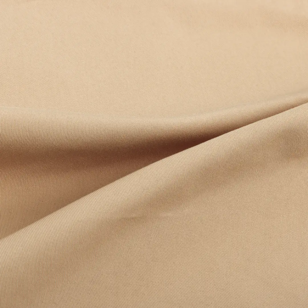 China Fabric for Pants,Skirt,Trench Coat,Skirt  TC Twill Woven Blended Fabric Cotton Polyester Camel color buy from China wholesaler bulk order at wholesale price free worldwide shipping Alibaba