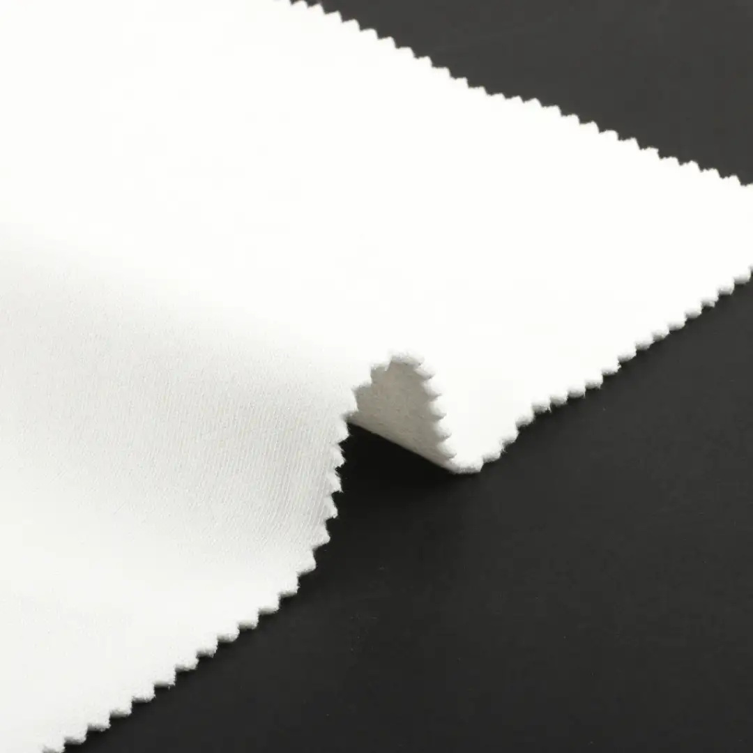 China Fabric for Knitted Trousers ,Loungewear,Sweatshirt French Terry Knit Fabric Cotton Polyester white color buy from China wholesaler bulk order at wholesale price free worldwide shipping Alibaba