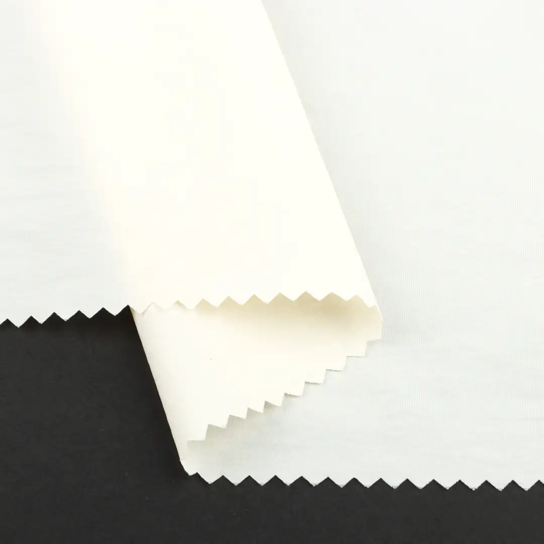 China Fabric for Hoodie,Trench Coat,Tracksuits,Hooded Waterproof Coat Nylon Taffeta Synthetic Woven Fabric Nylon cream color buy from China wholesaler bulk order at wholesale price free worldwide shipping Alibaba