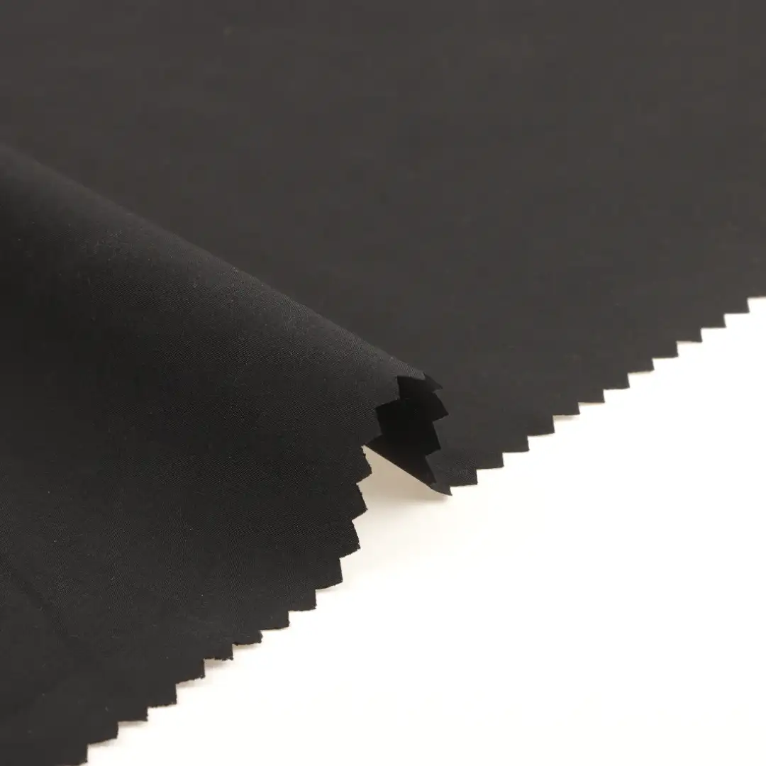 China Fabric for Pants,Skirt ,Tracksuits Polyester Pongee Synthetic Woven Fabric Polyester black color buy from China wholesaler bulk order at wholesale price free worldwide shipping Alibaba