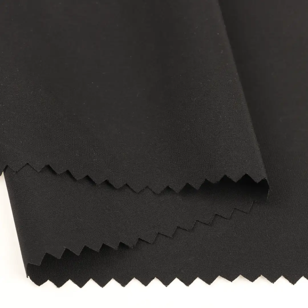 China Fabric for Pants,Skirt ,Tracksuits Polyester Pongee Synthetic Woven Fabric Polyester black color buy from China wholesaler bulk order at wholesale price free worldwide shipping Alibaba