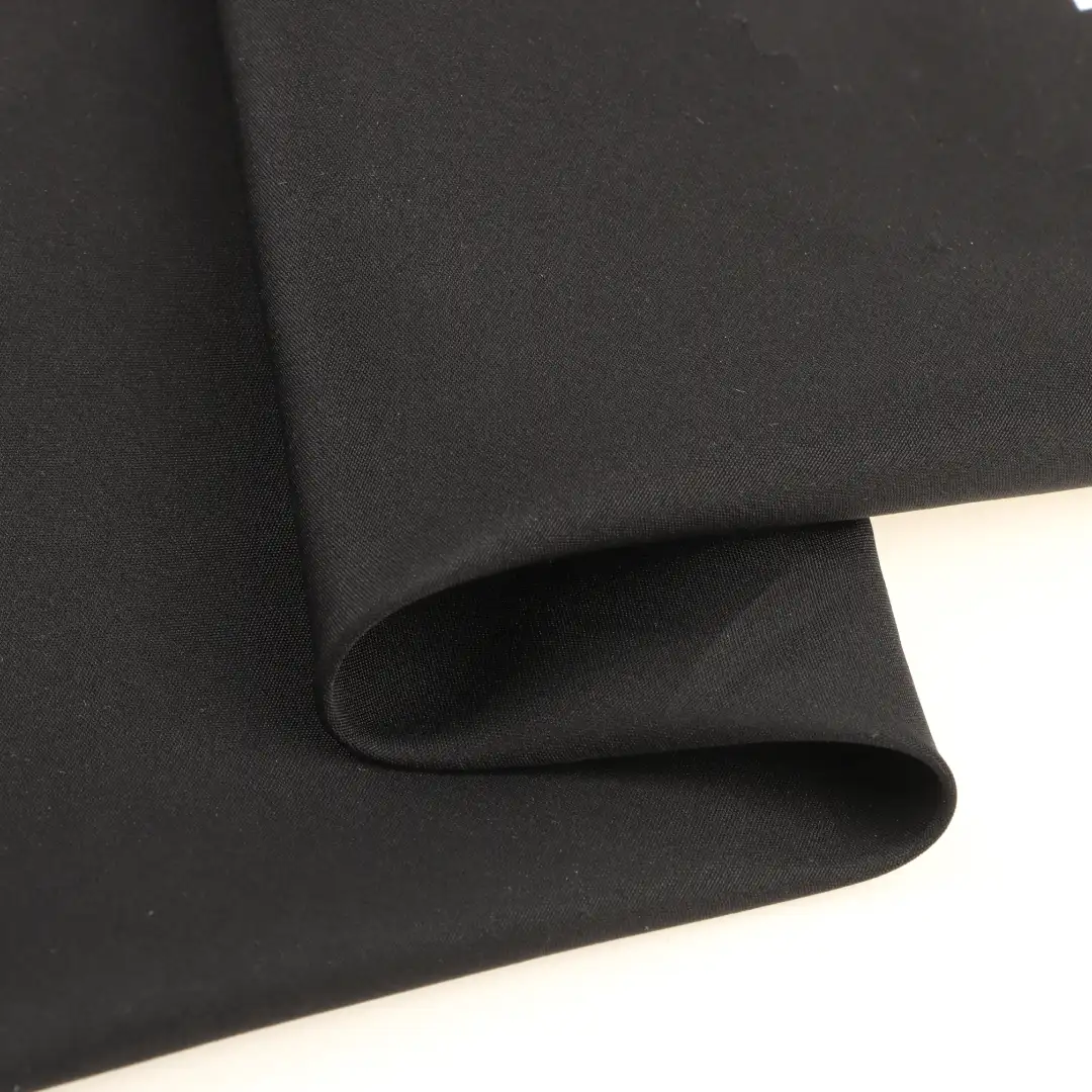China Fabric for Skirt,Trench Coat,Skirt  Polyester Pongee Synthetic Woven Fabric Polyester black color buy from China wholesaler bulk order at wholesale price free worldwide shipping Alibaba