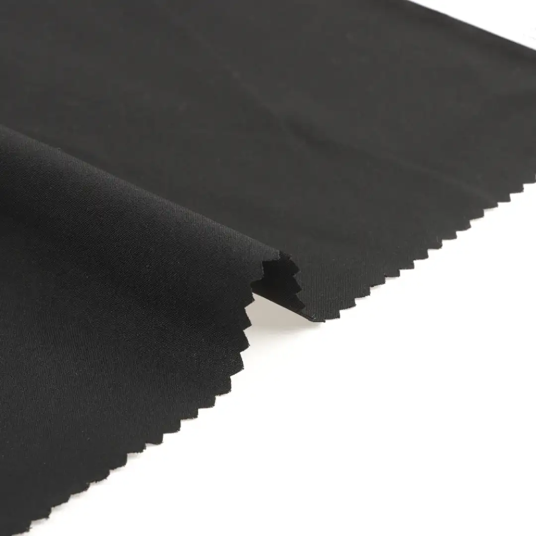 China Fabric for Polo Shirt,Yoga Clothes Polyester Pongee Synthetic Woven Fabric Polyester black color buy from China wholesaler bulk order at wholesale price free worldwide shipping Alibaba