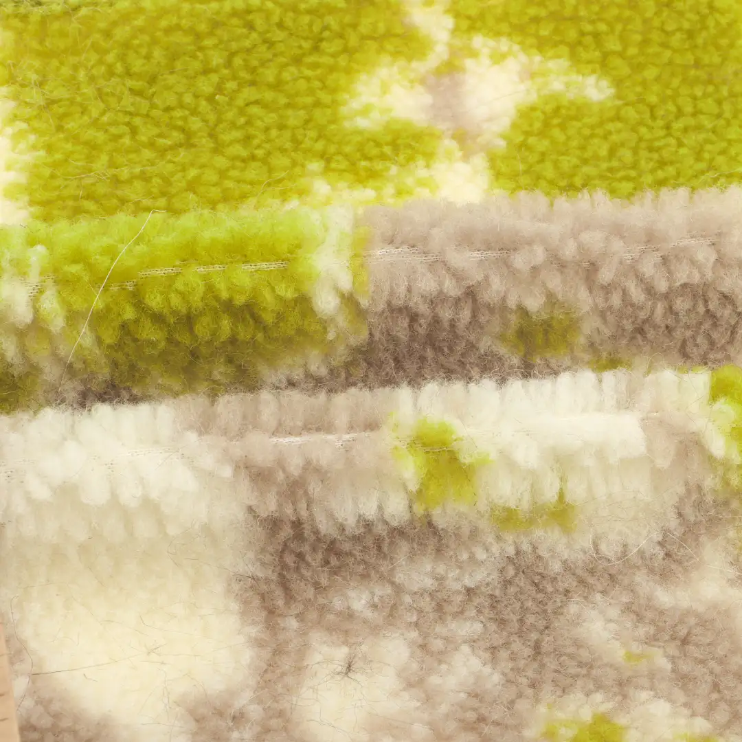 China Fabric for Jackets,Hoodie,Overcoat,Skirt  Sherpa Knit Fabric Polyester printing color buy from China wholesaler bulk order at wholesale price free worldwide shipping Alibaba