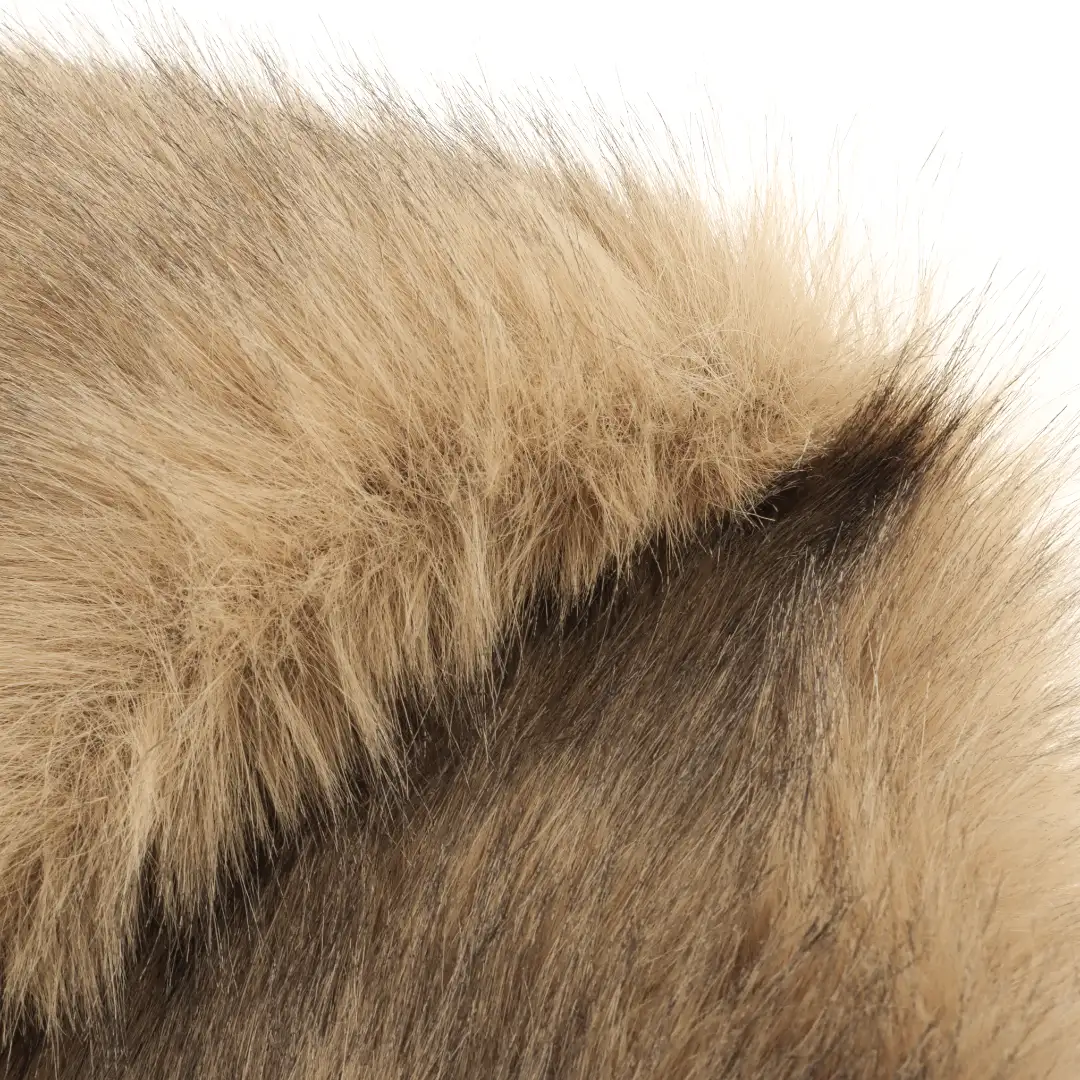 China Fabric for Overcoat,Skirt ,Waist coat Fake Fur Knit Fabric Polyester Brown color buy from China wholesaler bulk order at wholesale price free worldwide shipping Alibaba