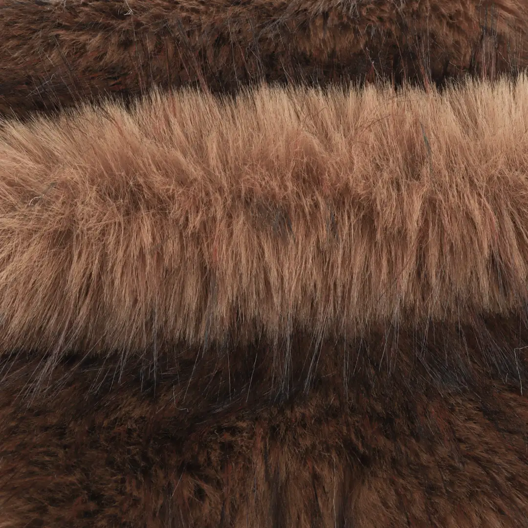 China Fabric for Jackets,Overcoat,Skirt  Fake Fur Knit Fabric Polyester Brown color buy from China wholesaler bulk order at wholesale price free worldwide shipping Alibaba