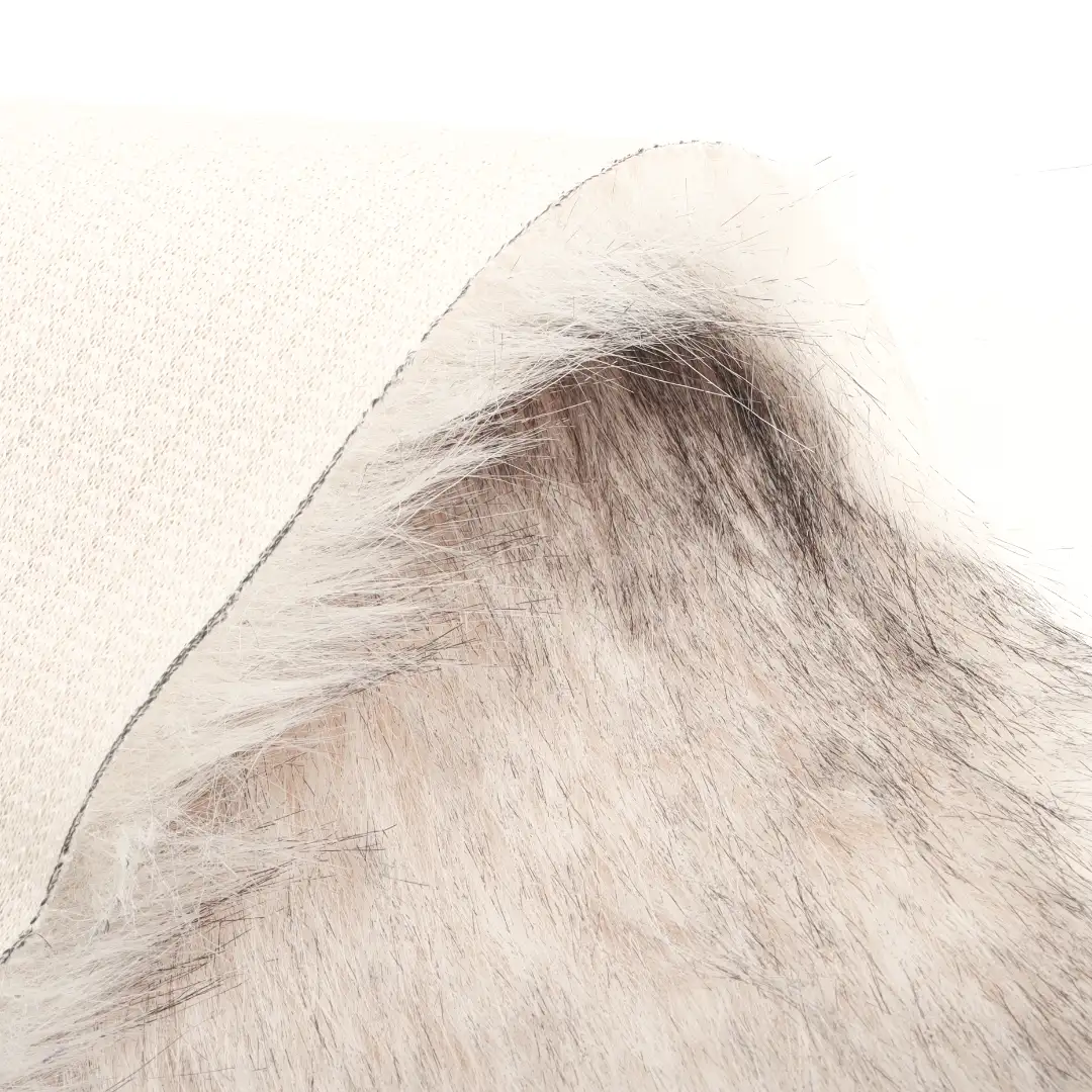 China Fabric for Jackets,Overcoat,Skirt  Fake Fur Knit Fabric Polyester cream color buy from China wholesaler bulk order at wholesale price free worldwide shipping Alibaba