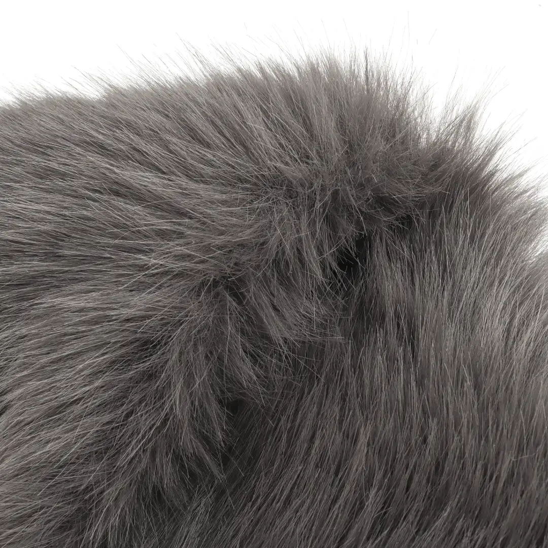 China Fabric for Overcoat,Skirt ,Waist coat Fake Fur Knit Fabric Polyester Grey color buy from China wholesaler bulk order at wholesale price free worldwide shipping Alibaba
