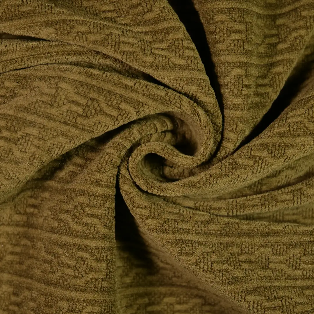 China Fabric for Pants,Jackets,Blazer Jacquard Knit Fabric Polyester Spandex olive color buy from China wholesaler bulk order at wholesale price free worldwide shipping Alibaba