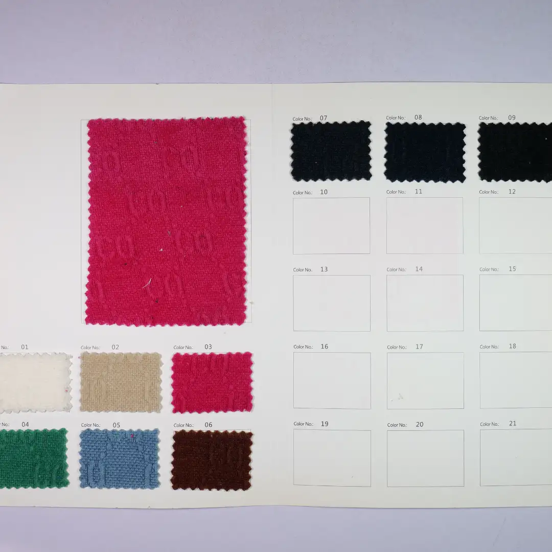 China Fabric for Hoodie  ,Knitted Trousers ,Loungewear Jacquard Knit Fabric Polyester Spandex Ivory color buy from China wholesaler bulk order at wholesale price free worldwide shipping Alibaba