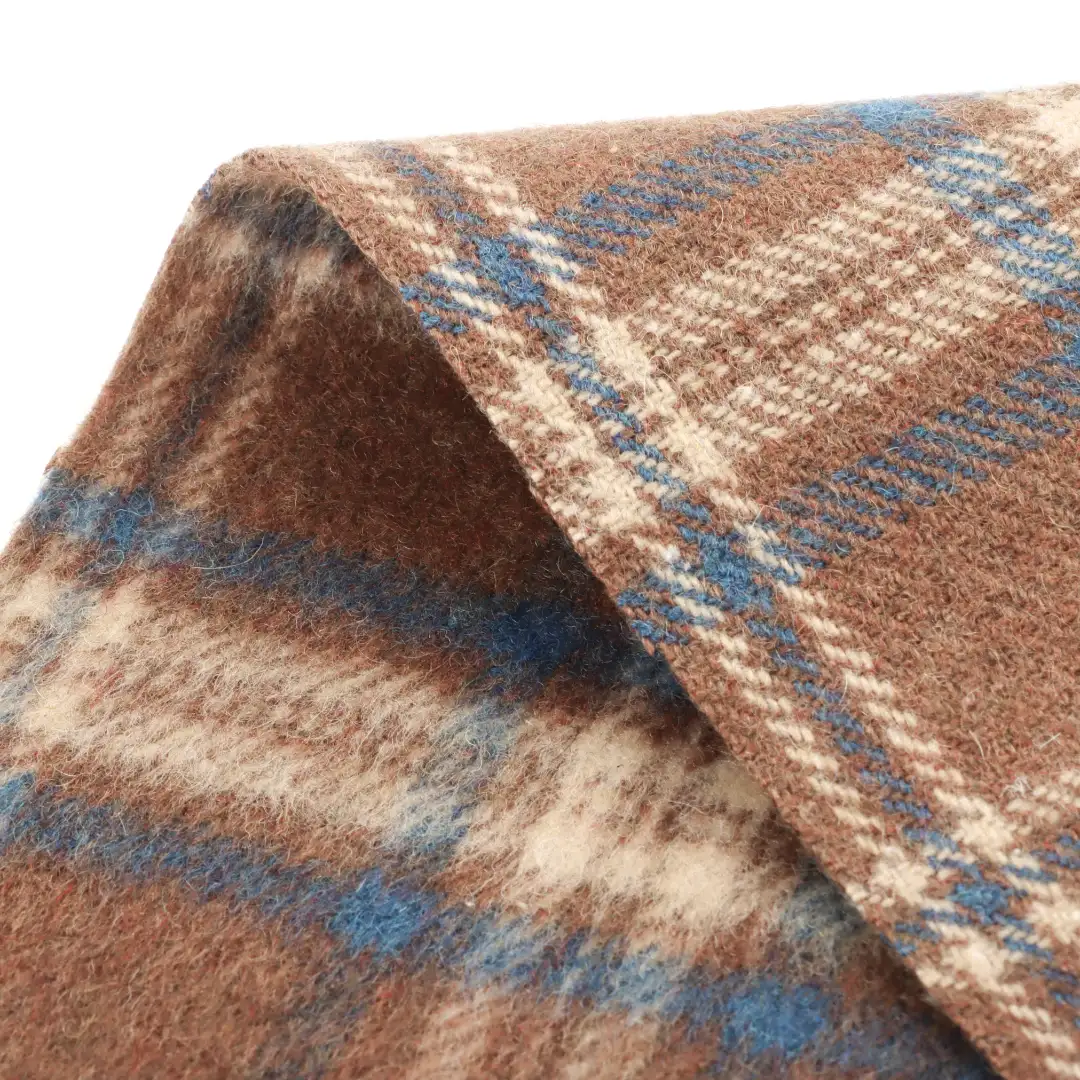 China Fabric for Pants,Blazer,Overcoat,Skirt  Woolen Overcoat Woolen Wool Other check color buy from China wholesaler bulk order at wholesale price free worldwide shipping Alibaba