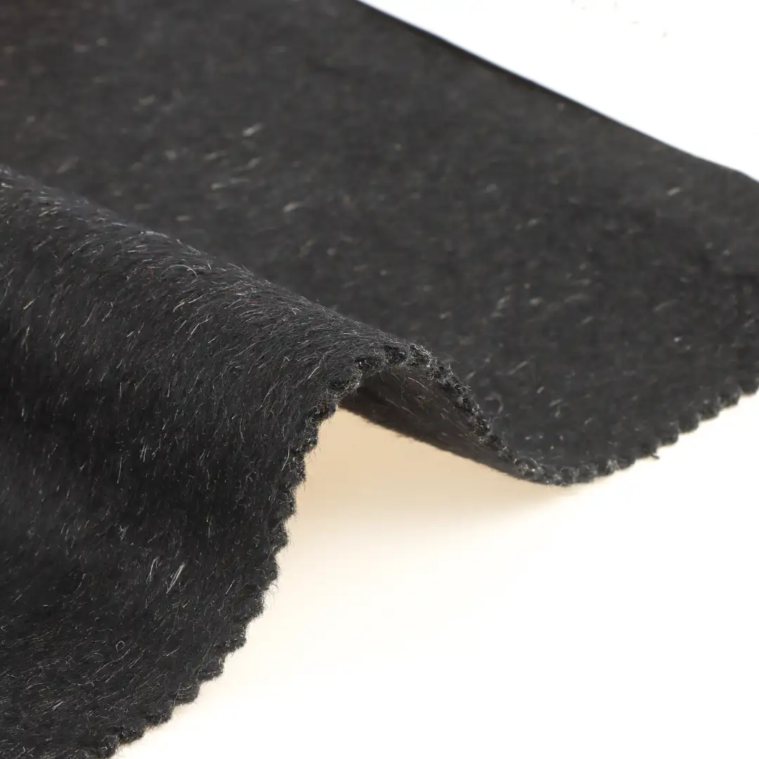 China Fabric for Overcoat,Suit,Skirt  Woolen Overcoat Woolen Wool Other black color buy from China wholesaler bulk order at wholesale price free worldwide shipping Alibaba