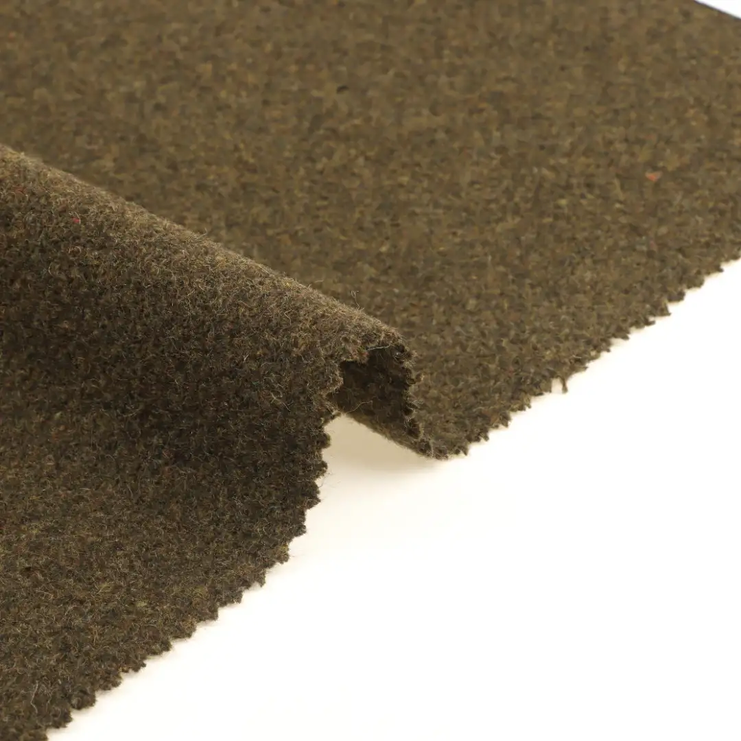 China Fabric for Pants,Jackets,Blazer,Overcoat Woolen Cut Velvet Woolen Wool Other Brown color buy from China wholesaler bulk order at wholesale price free worldwide shipping Alibaba