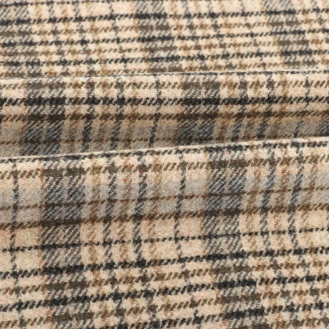 China Fabric for Blazer,Overcoat,Skirt  Woolen Tweed Woolen Wool Other check color buy from China wholesaler bulk order at wholesale price free worldwide shipping Alibaba