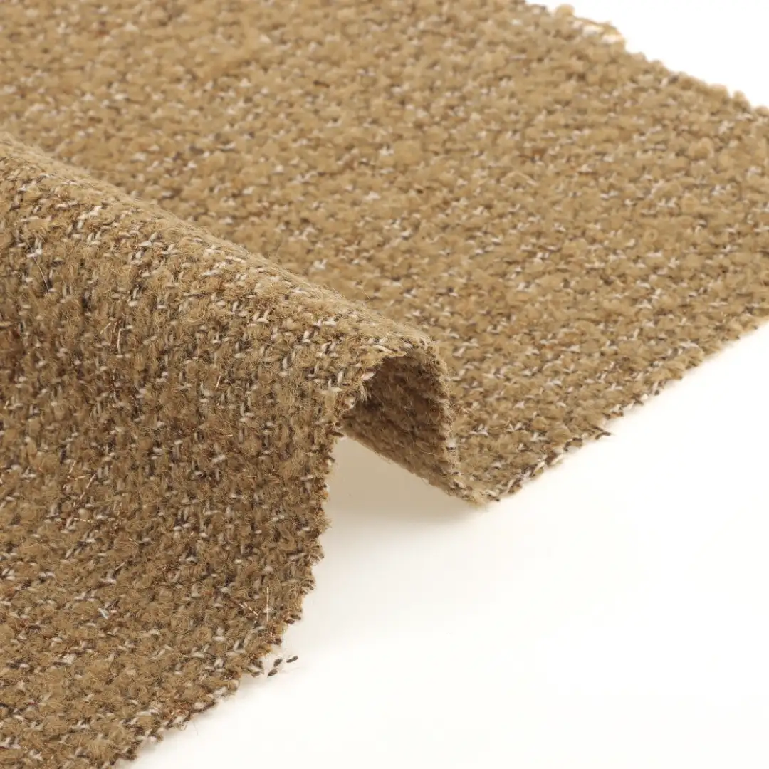 China Fabric for Jackets,Overcoat,Skirt  Woolen Tweed Woolen Wool Other yellow color buy from China wholesaler bulk order at wholesale price free worldwide shipping Alibaba
