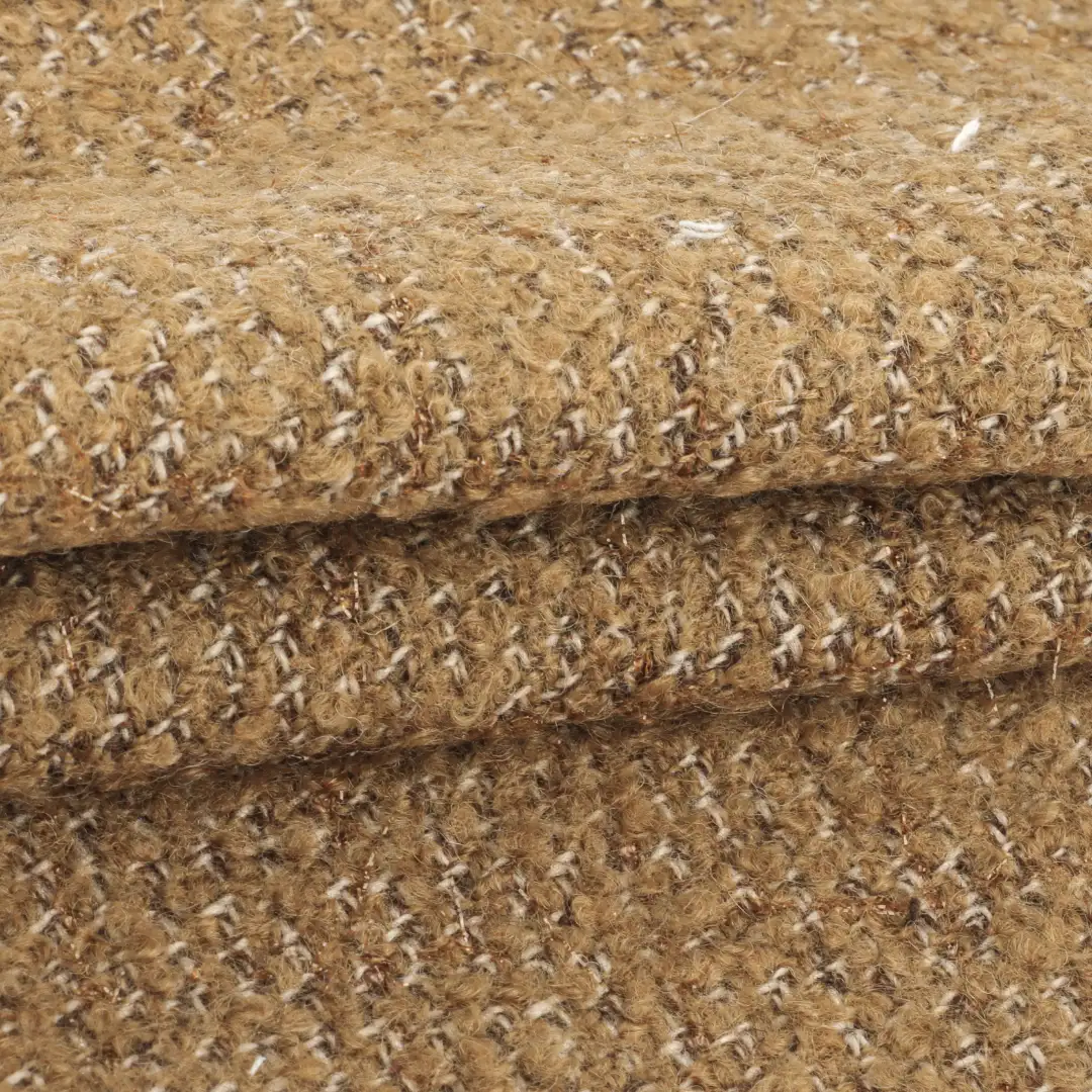 China Fabric for Jackets,Overcoat,Skirt  Woolen Tweed Woolen Wool Other yellow color buy from China wholesaler bulk order at wholesale price free worldwide shipping Alibaba