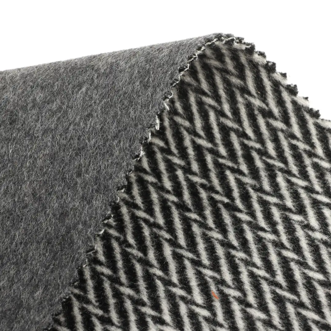 China Fabric for Overcoat,Skirt ,Waist coat Woolen Herringbone Woolen Wool Other black-white color buy from China wholesaler bulk order at wholesale price free worldwide shipping Alibaba