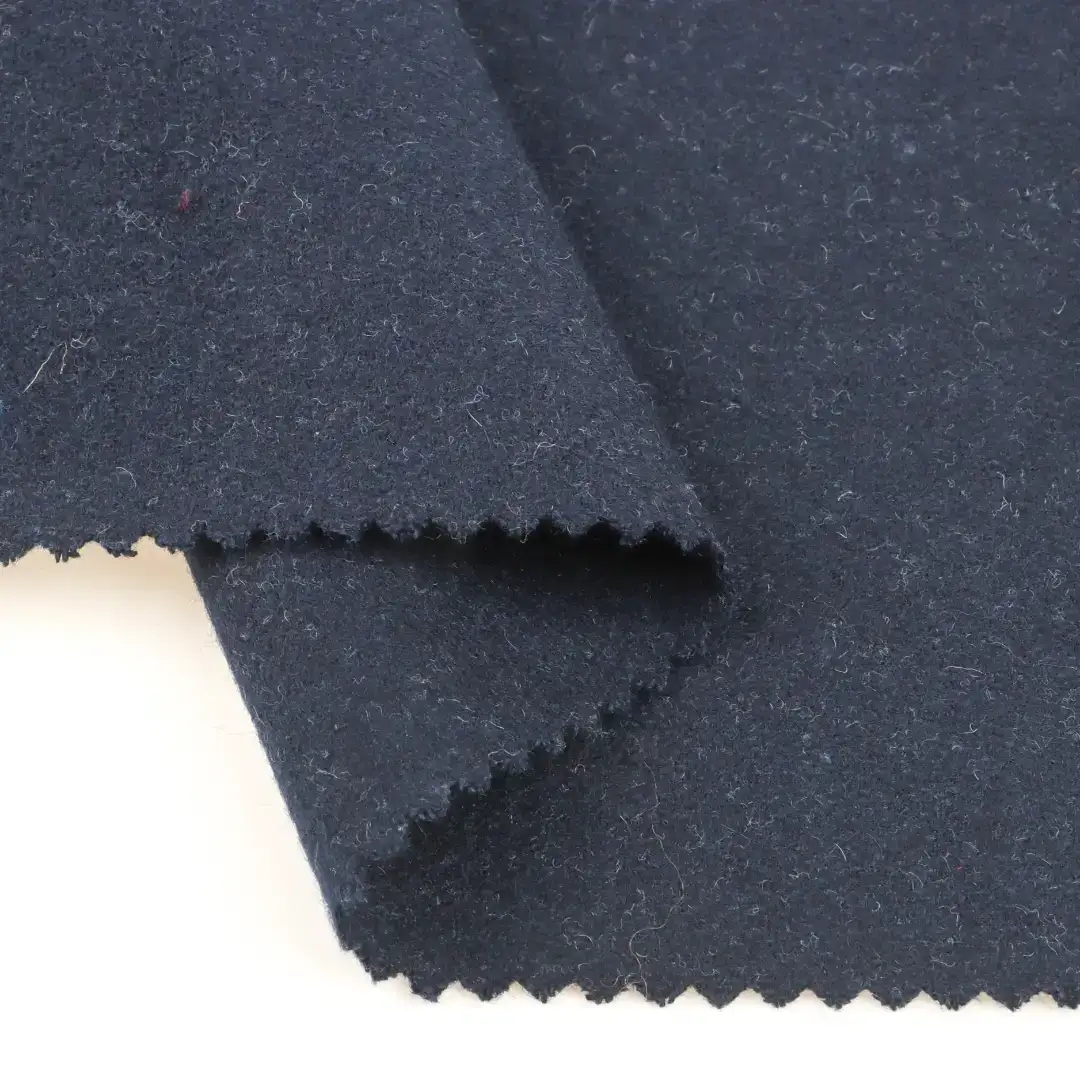 China Fabric for Pants,Skirt,Suit Melton Woolen Other Wool navy color buy from China wholesaler bulk order at wholesale price free worldwide shipping Alibaba