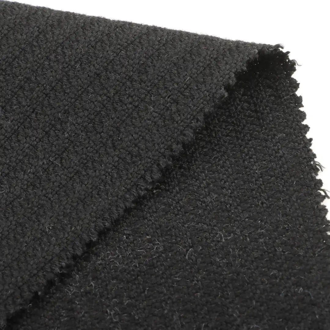 China Fabric for Pants,Jackets,Overcoat,Suit Woolen Jacquard Woolen Polyester Wool black color buy from China wholesaler bulk order at wholesale price free worldwide shipping Alibaba