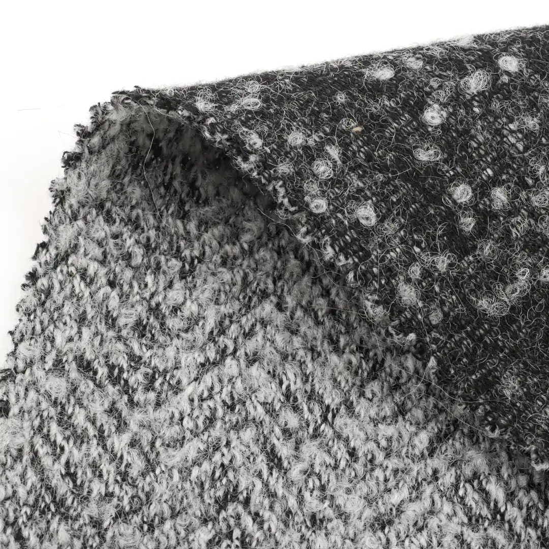 China Fabric for Jackets,Blazer,Hoodie,Overcoat Woolen Herringbone Woolen Wool Polyester Cotton grey-white color buy from China wholesaler bulk order at wholesale price free worldwide shipping Alibaba