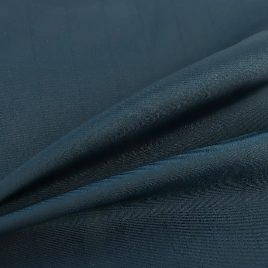 China Fabric for Jackets,Blazer,Trench Coat,Down Jacket,Padded Jacket,Waist coat Twill Synthetic Woven Fabric Polyester NAVY color buy from China wholesaler bulk order at wholesale price free worldwide shipping Alibaba