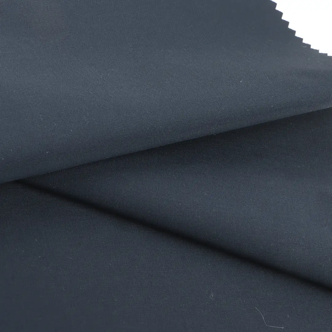 China Fabric for Pants,Jackets,Blazer,Skirt,Trench Coat Polyester Imitation Memory Fabric Synthetic Woven Fabric Polyester Navy color buy from China wholesaler bulk order at wholesale price free worldwide shipping Alibaba