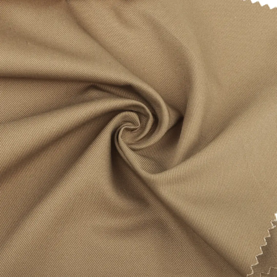 China Fabric for Pants,Blazer,Skirt,Skirt  TC Twill Woven Blended Fabric Polyester Cotton Beige color buy from China wholesaler bulk order at wholesale price free worldwide shipping Alibaba