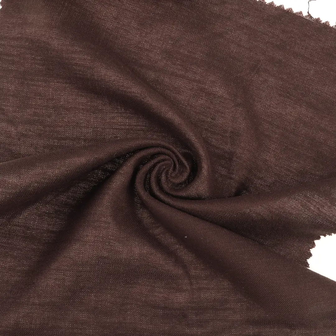 China Fabric for Skirt,Shorts,Skirt ,Tracksuits Linen/Rayon YD Plain Natural Woven Fabric Rayon Linen Brown color buy from China wholesaler bulk order at wholesale price free worldwide shipping Alibaba