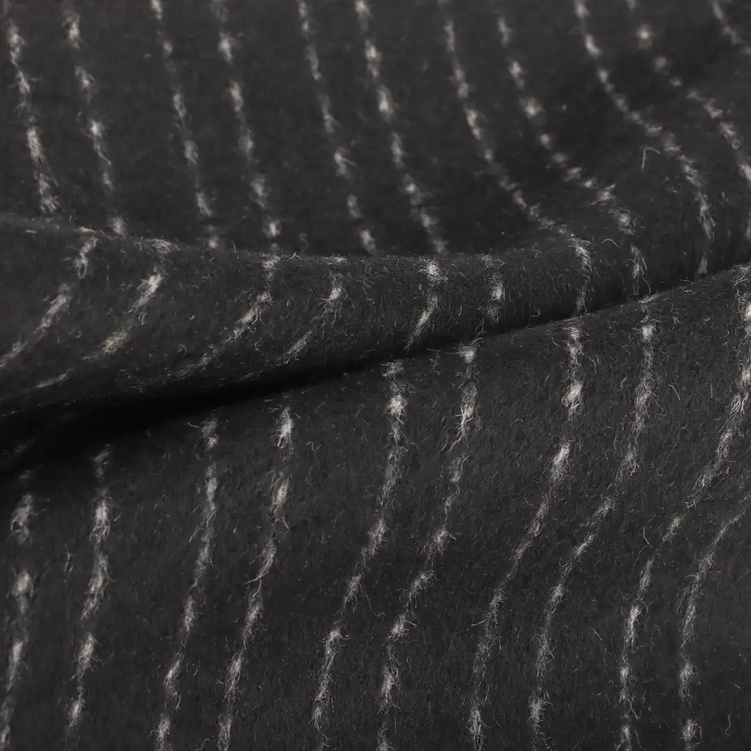 China Fabric for Jackets,Overcoat,Suit,Skirt  Woolen Overcoat Woolen Wool Other Black-White color buy from China wholesaler bulk order at wholesale price free worldwide shipping Alibaba