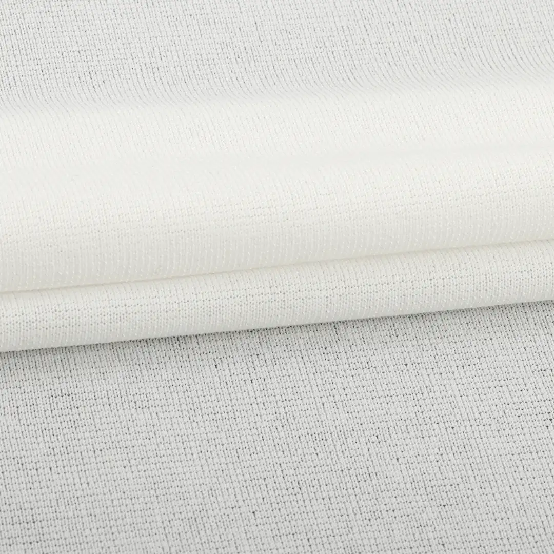 China Fabric for T-Shirt,Polo Shirt,Skirt,Tracksuits Single Jersey Knit Fabric Polyester white color buy from China wholesaler bulk order at wholesale price free worldwide shipping Alibaba