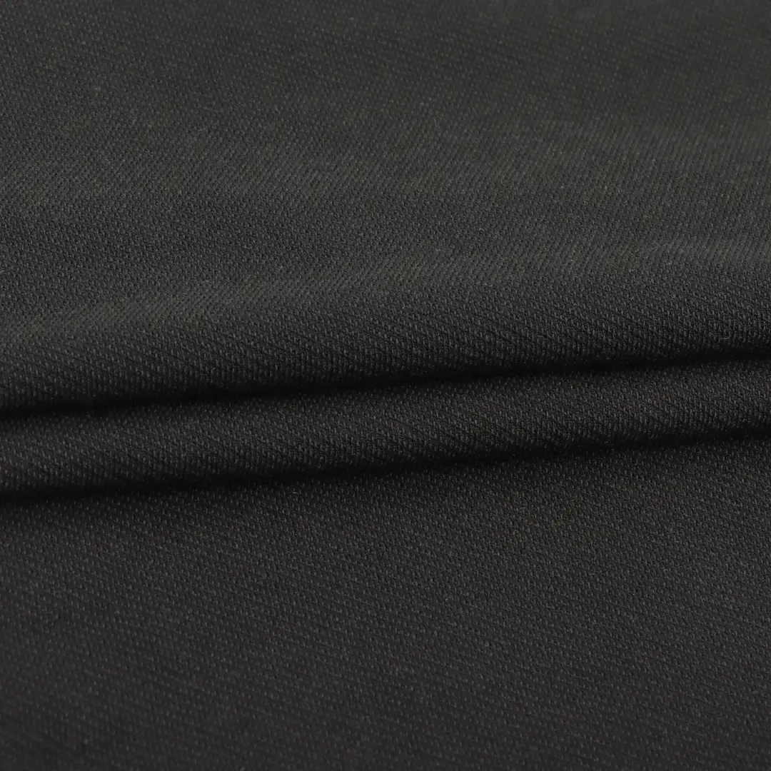 China Fabric for T-Shirt,Leggings,Sweatshirt,Tracksuits Ponte Roma Knit Fabric Cotton Polyester Spandex black color buy from China wholesaler bulk order at wholesale price free worldwide shipping Alibaba
