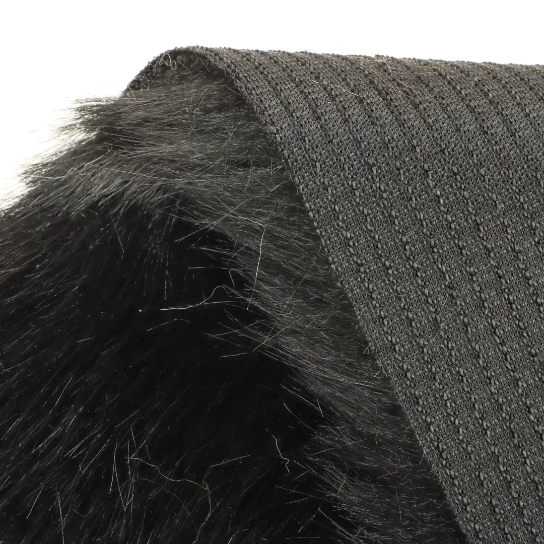 China Fabric for Overcoat,Knitted Jacket ,Skirt  Fake Fur Knit Fabric Polyester black color buy from China wholesaler bulk order at wholesale price free worldwide shipping Alibaba