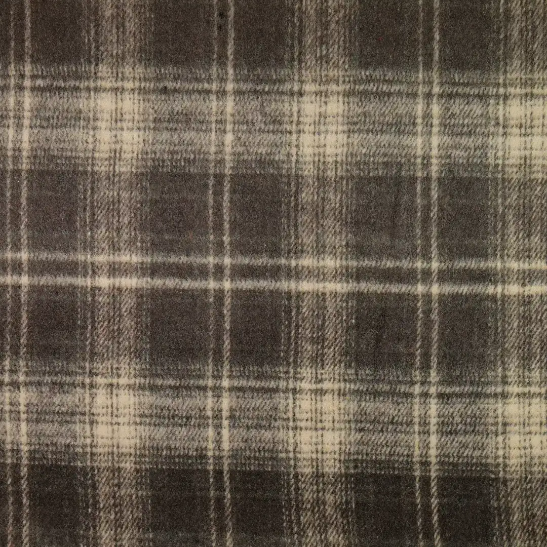 China Fabric for Blazer,Suit,Skirt  Yarn Dyed Check Woven Blended Fabric Polyester Wool coffee color buy from China wholesaler bulk order at wholesale price free worldwide shipping Alibaba