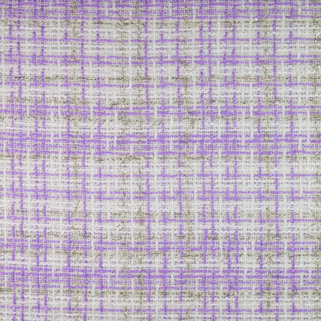 China Fabric for Jackets,Overcoat,Suit,Skirt  Chanel-Style Fabric Woolen Polyester Wool Purple color buy from China wholesaler bulk order at wholesale price free worldwide shipping Alibaba