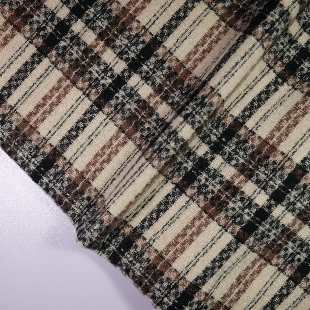 China Fabric for Suit Trouser,Jackets,Blazer,Suit Yarn Dyed Check Woven Blended Fabric Polyester Wool Brown color buy from China wholesaler bulk order at wholesale price free worldwide shipping Alibaba