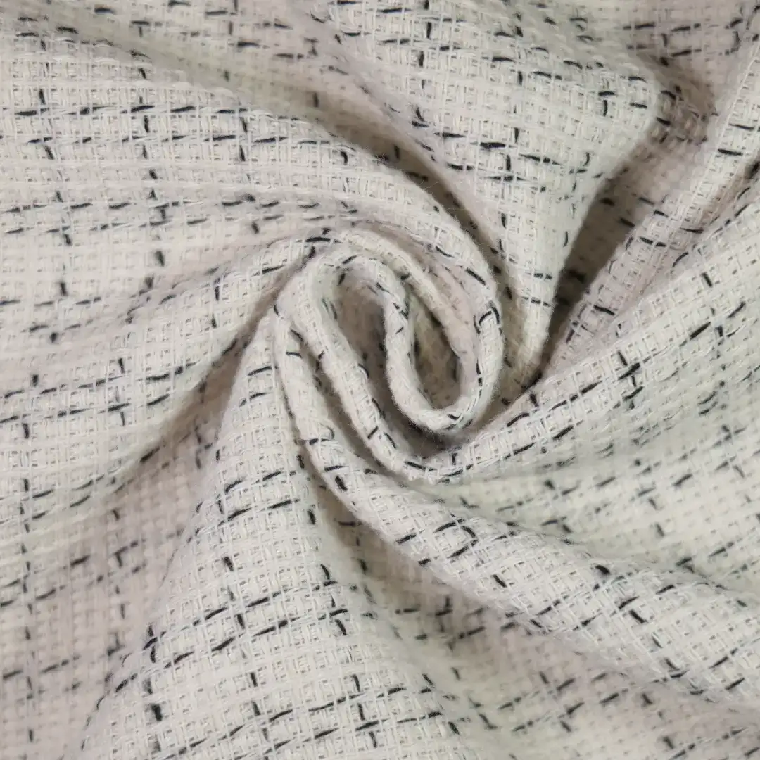 China Fabric for Overcoat,Uniform,Double-Breasted Coat Chanel-Style Fabric Woolen Polyester Beige color buy from China wholesaler bulk order at wholesale price free worldwide shipping Alibaba